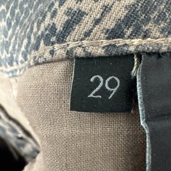 J Brand Women’s Lillie Coated Boa Patterned Cigarette Pants Size 29 Mobwife - Picture 12 of 13